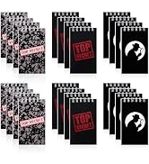 Hooqict 24 Pack Top Secret Mini Notebooks for Kids Detective Party Favors Small Pocket Notebook S...
