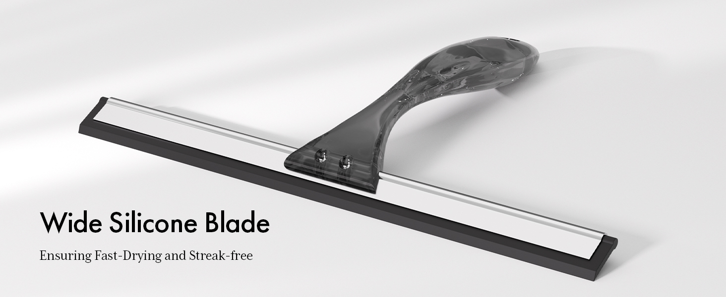 squeegee for shower glass