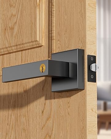 Square Door Lever for Bathroom