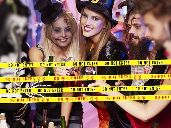 Halloween Decorations Caution Tape