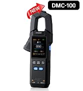 FNIRSI DMC-100 Digital Clamp Meter Multimeter 9999 Counts TRMS, 600A Curve Recording Rechargeable...