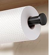 Auxmir Paper Towel Holder Under Cabinet, Self Adhesive Paper Towels Rolls Racks for Kitchen, Wall...