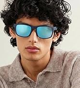 ZENOTTIC Polarized Square Sunglasses Men: UV400 Protection Flexible Frame TAC Lens - Unbreakable ...