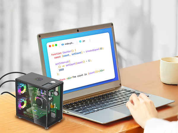 Mini PC Case for Raspberry Pi 5