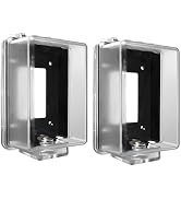 PKLIYH Outdoor Outlet Cover in-Use Weatherproof Outdoor Decorator/GFCI Receptacle Outlets,Weather...