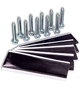 SatelliteSale Universal Roof Patch Kit, 10x Zinc Plated Lag Bolts and 5X Mastic Pitch Pads