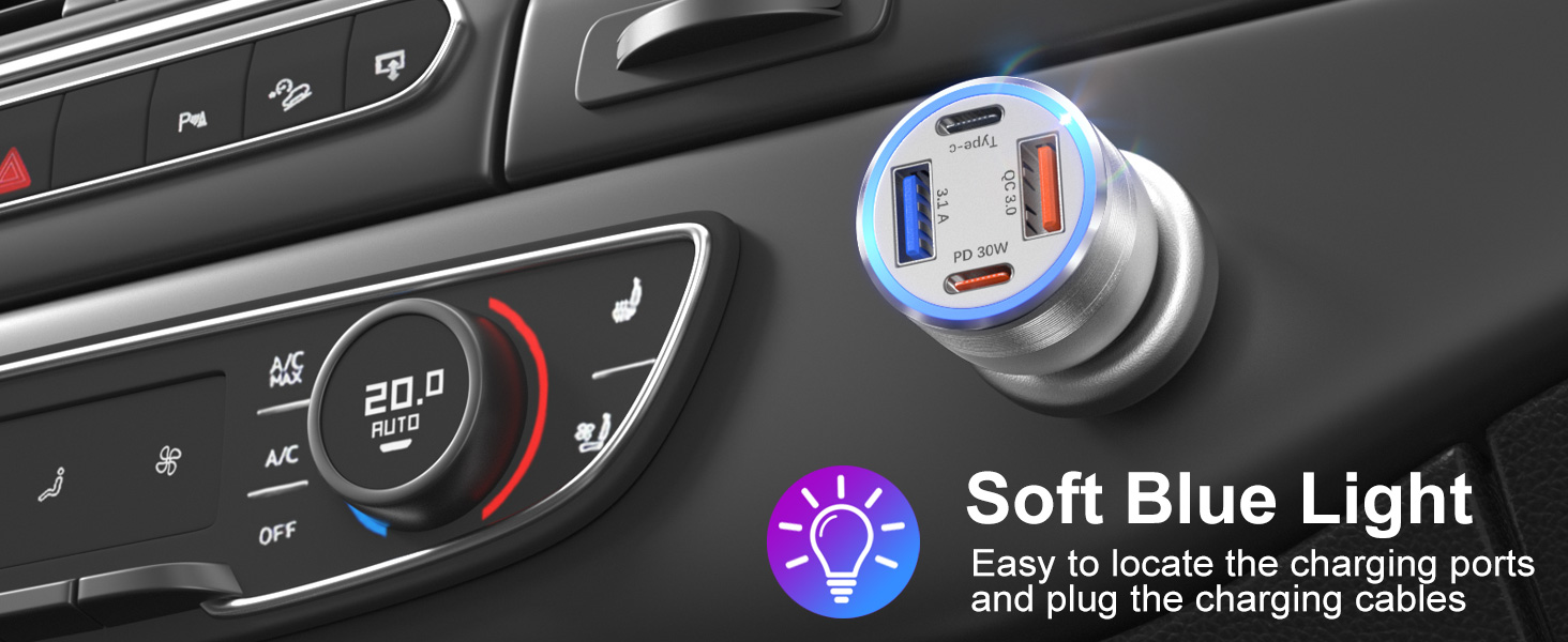 cigarette lighter usb charger plug