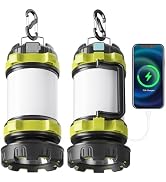Alpswolf Camping Lantern Rechargeable, 4000mAh Camping Flashlight 6 Modes LED Lantern Portable Re...