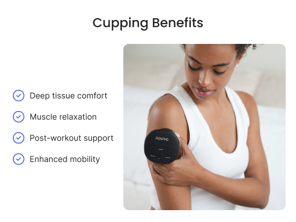 Cupping massager benefits for muscle relaxation post-workout support and enhanced mobility