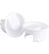 Water Pitcher Lids, 2 Pieces Glass Carafe Lids Covers Food Grade Plastic Dust Proof Splash Resist...