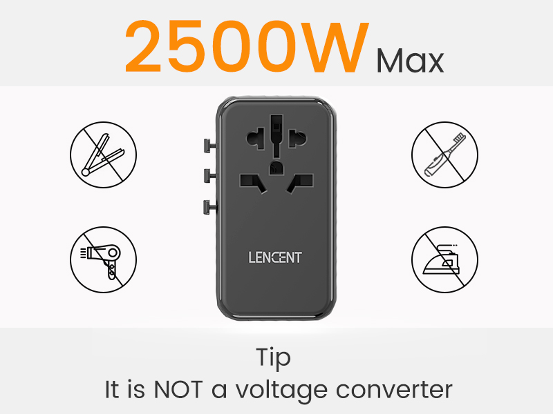 2500W Max