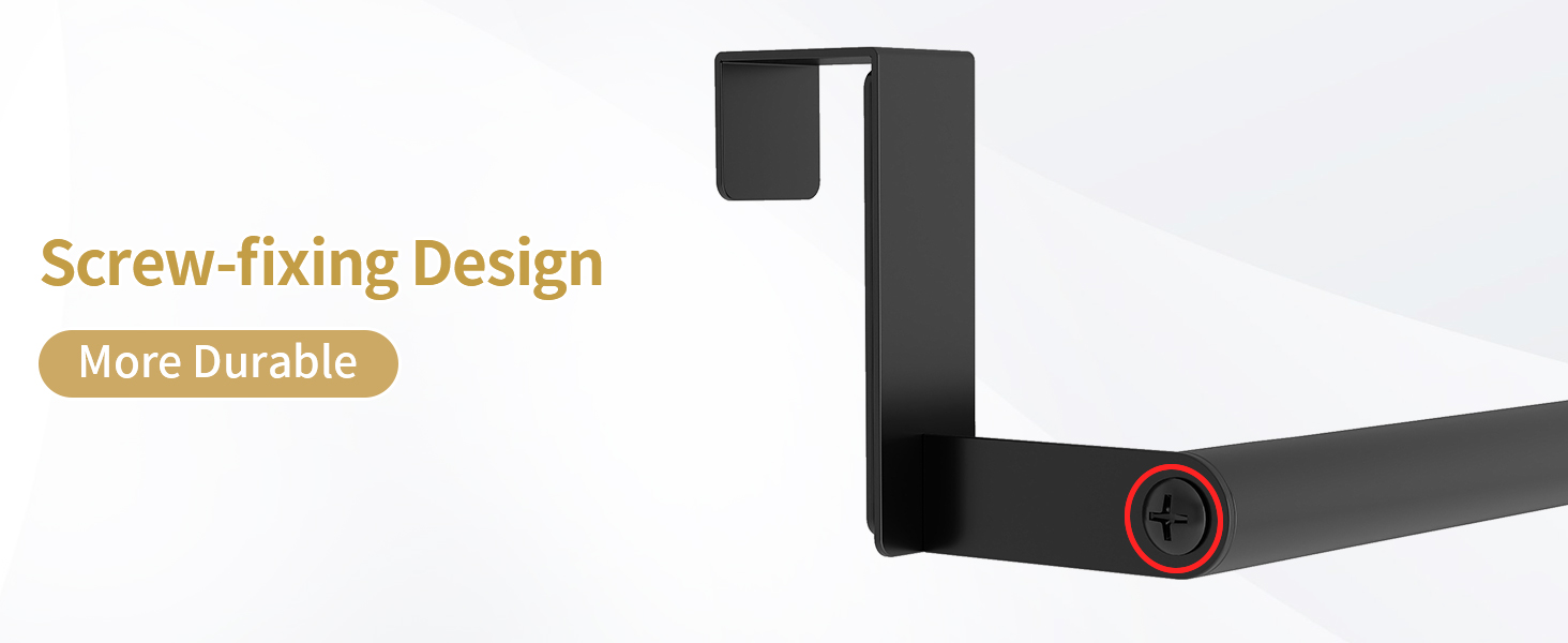 over cabinet towel bar