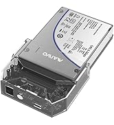 MAIWO SAS to USB-C Adapter Enclosure(MAX 6Gbps),Tool-Free 2.5 inch SAS/SATA External Hard Drive E...