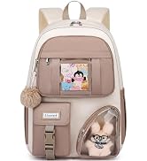 Cute Backpack School Bookbag for Girls: 15.6 Inch Large Backpacks for College Students Book Bag S...