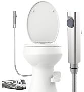 Terapaton RV Bidet Sprayer, RV Handheld Bidet with Water Hose & RV Fitting, Wall-Mount Toilet Spr...