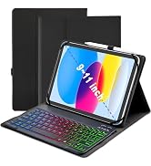 XCHYTECHER Universal Keyboard Case for 9.7",10.1",10.2",10.5",10.9",11" | Tablets iPad Samsung Fi...