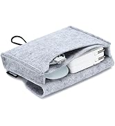 NIDOO Portable Felt Storage Bag, Electronics Accessories Protective Case Pouch for MacBook Power ...