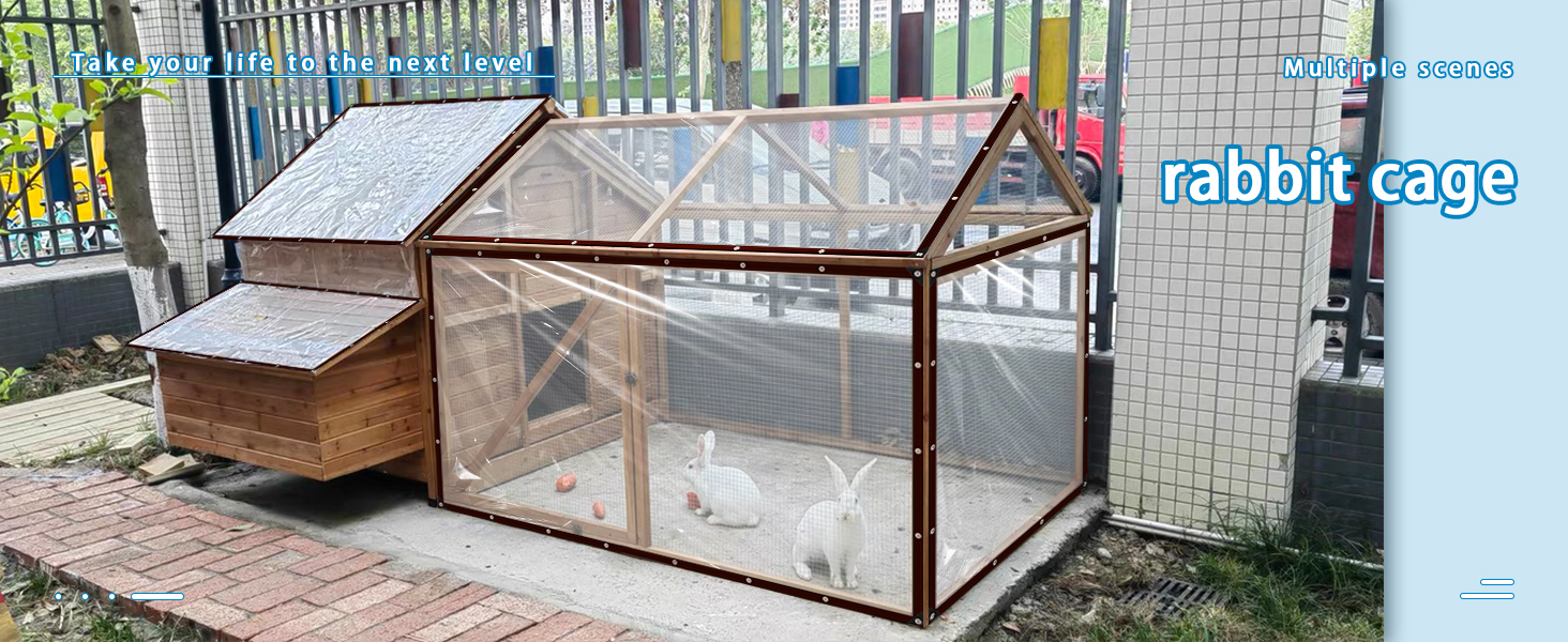 clear tarp with grommets