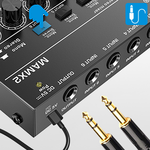Moukey ultra-low-noise 6-channel line mixer