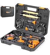 MateAuto 11-Piece Oil Filter Wrench Set, Oil Filter Wrench 2-3/8" to 3-7/8", 12" Adjustable Oil F...