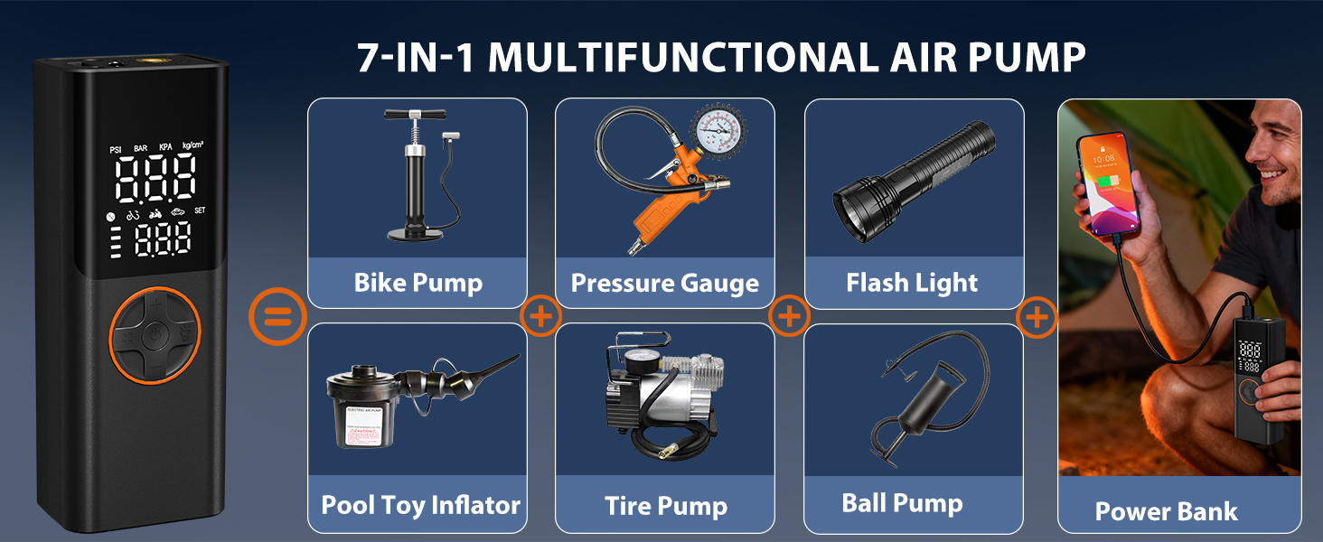 portable tire pump