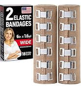 Premium Wide Elastic Compression Bandage Wrap