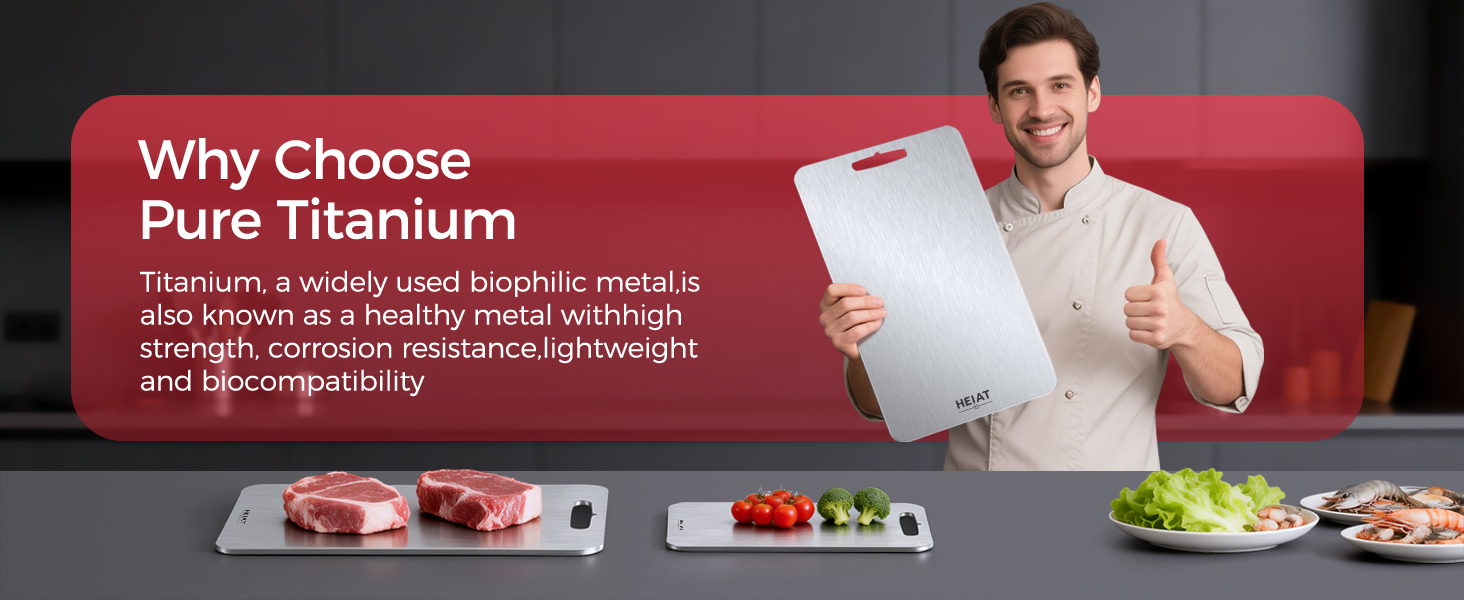 Titanium cutting board