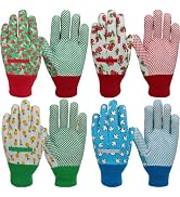 MSUPSAV Kids Garden Gloves,Gardening Gloves Kid,Yard Work Gloves for Children,Gifts for Kids,Cute...