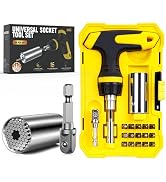 HANPURE Stocking Stuffers for Men & Women - Cool Stuff Magnetic Ratchet Screwdriver Set with Powe...