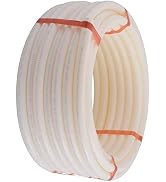 SharkBite 1 Inch x 100 Feet White PEX-A, PEX Pipe Flexible Water Tubing for Plumbing, UA80W100