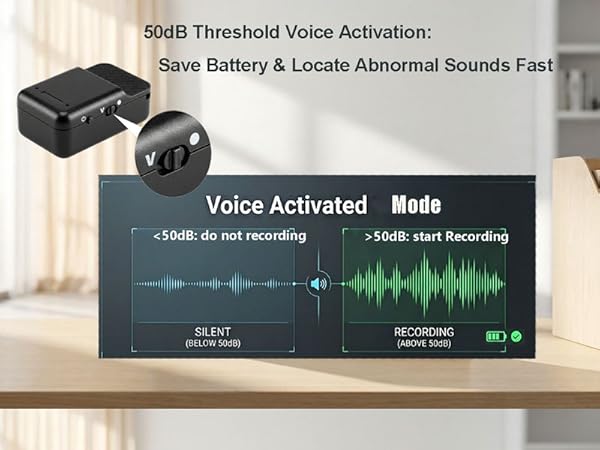 mini voice activated recorder spy