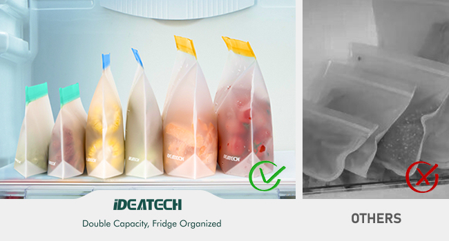 dishwasher safe reusable Freezer bags