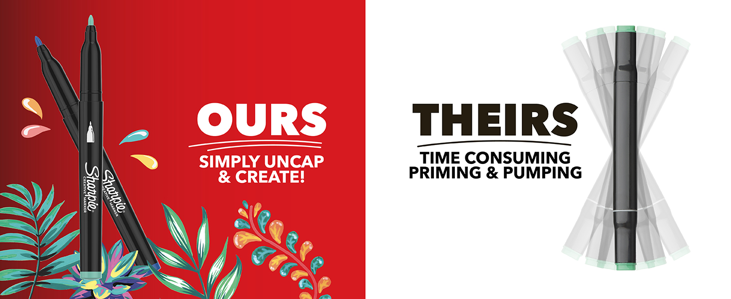 Simply uncap & create!