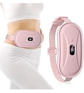 PVOGRT Portable Electric Heating Pad for Period Cramps, Menstrual Heating Pads with 7 Heat Levels...