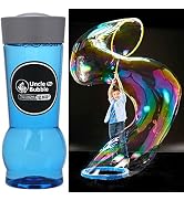 Uncle Bubble 12.8 Oz Concentrated Bubble Solution | Make 1 Gallon (1:9) Refill Solution for Kids ...