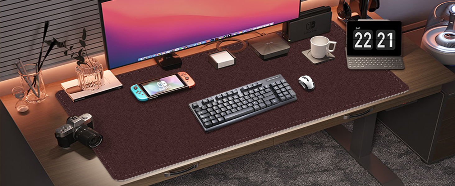 leather desk pad