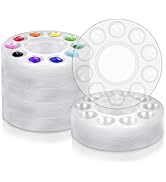 46 PCS Clear Paint Tray Palettes for Kids or Birthday Painting Party, Acrylic Artist Paint Tray P...