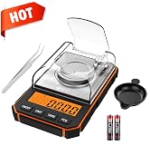 AMIR Digital Milligram Scale, 50g Portable Mini Scale, 0.001g Precise Graduation, Professional Po...