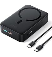 Baseus Magsafe Battery Pack 20000mAh Wireless Portable Charger,PD 20W USB C Fast Charging Battery...