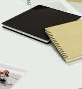 Popotop 8x8 Inch Scrapbook Photo Album, 60 Page Decorative Kraft Paper Book for 4x6 Pictures, DIY...