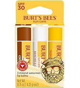 Burt’s Bees SPF 30 Lip Balm, Island Getaway - Coco Loco, Beaches & Cream, Tropic Like It's Hot, W...