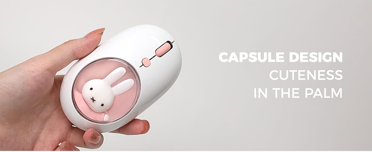 MIFFY MIPOW Dual Mode Wireless Mouse (2.4GHz + Bluetooth 5.0) for Windows, MacOS, iOS, Android