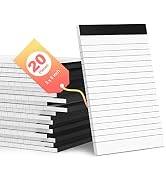 20 Pack Small Notepads Refills Memo Pads 3 x 5 Inch Lined Writing Note Pads with 30 Sheets Note P...