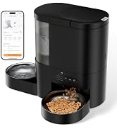 Automatic Cat Feeder and Water, 5G WiFi App Control Cat Dry Food Dispenser | 2-in-1 Auto Cat Feed...