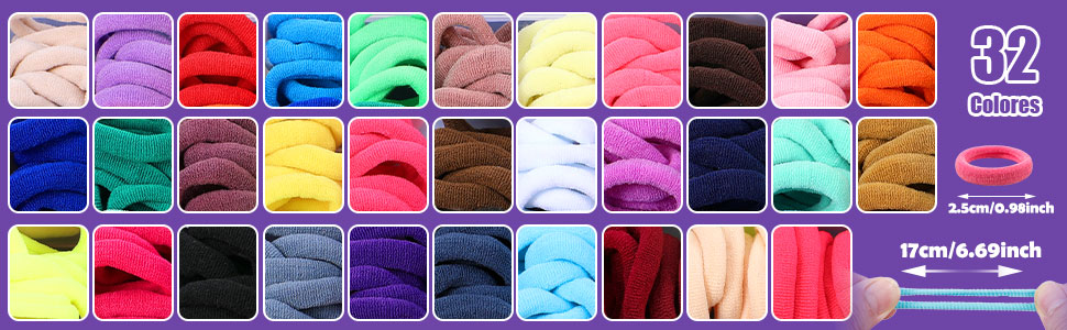 cotton elastic hair bands