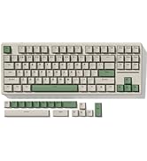 COSTOM WK87 75% TKL Wireless Mechanical Gaming Keyboard, 2.4Ghz/Bluetooth/USB-C Gasket Hot Swappa...