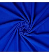 Q&J Fabric Co. 5 Yards Nylon Spandex Fabric 82% Nylon 18% Spandex Royal Blue Fabric by the Yard 5...