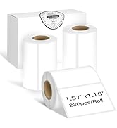 ORGSTA 3Rolls Thermal Labels for T003 Label Maker, 1.57'' x 1.18"(40X 30mm) Thermal Sticker Label...