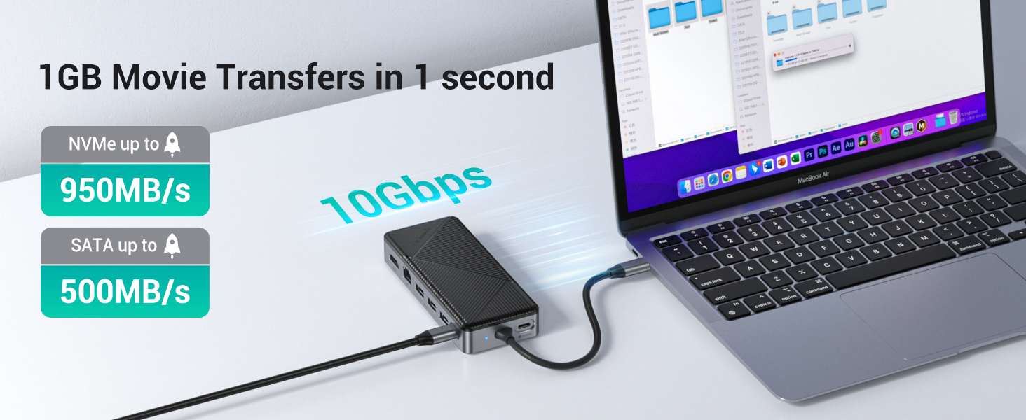 GiGimundo GM28PR usb c hub nvme sdd enclosure with rj45 ethernet A+1-2