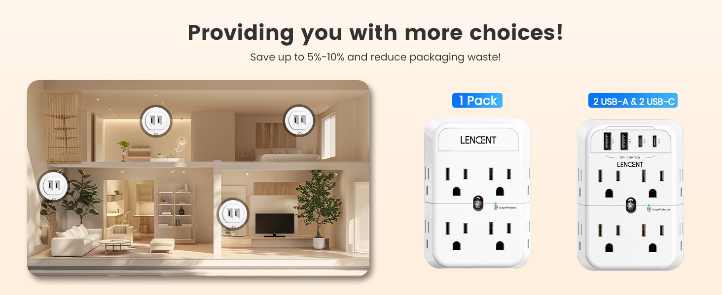 2 Prong Power Strip